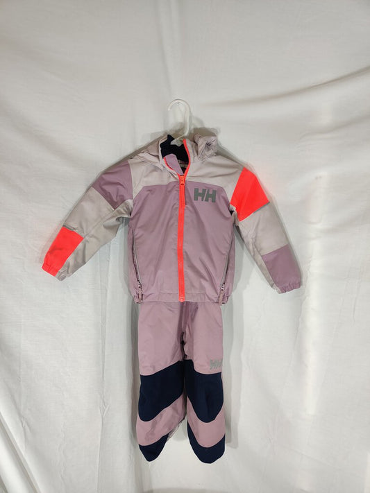 Helly Hansen 2pc Snow Suit, Size 2 **Priced as Is**