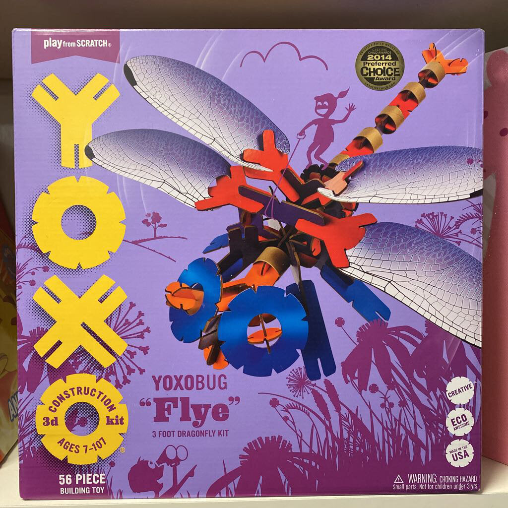 Play From Scratch YOXO "Flye" 3 Foot Dragonfly Kit