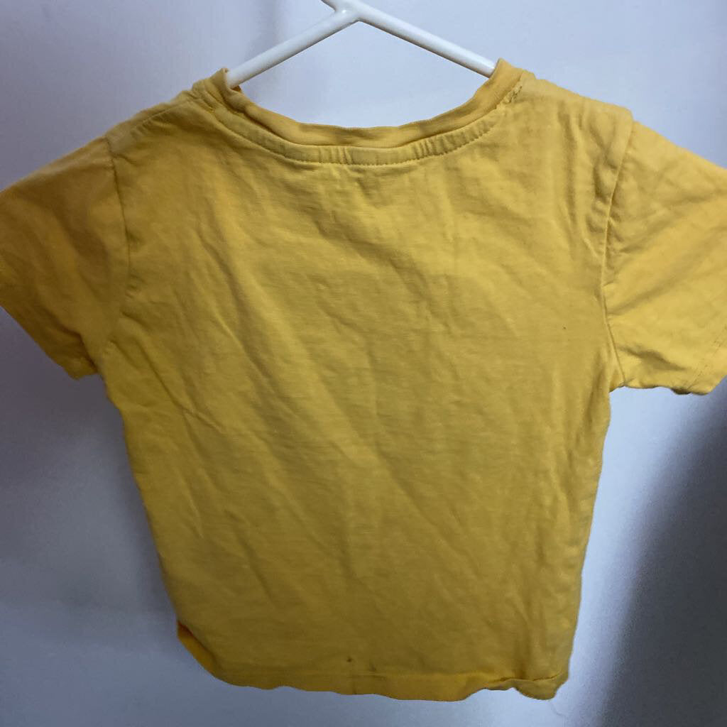 H&M KIDS, T-Shirt, Yellow, Size 3-4T