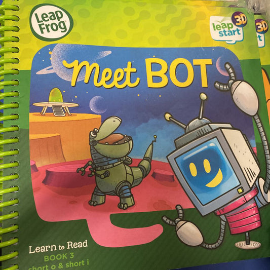 Meet Bot Leapstart Learn to Read Book 3