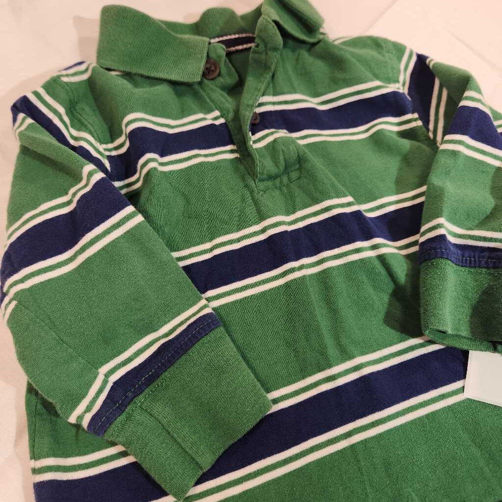 Children's Place long sleeved collared shirt, size 18-24 mo