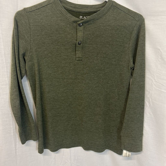 *Children's Place Top Long Sleeve Size 7-8 Green