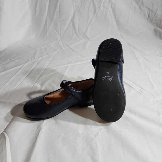 Jacadi Dress Shoes, size 7T Navy