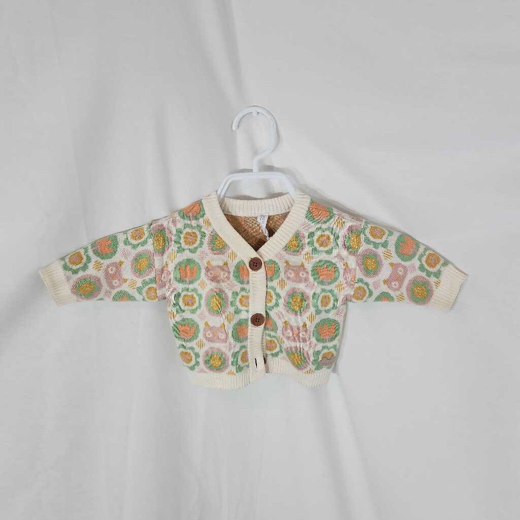 Souris Mini Cardigan, Size 3-6m