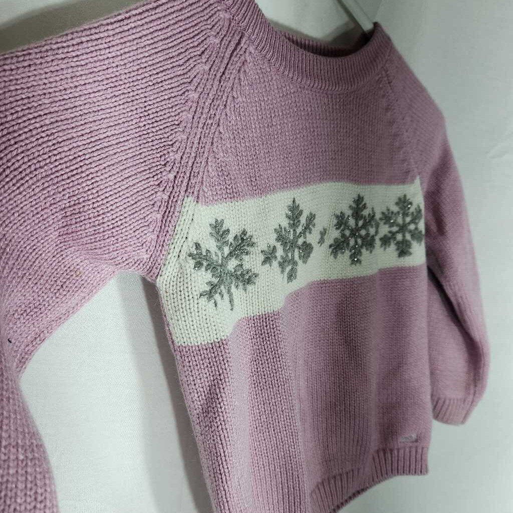 Roots sweater (winter theme), size 4