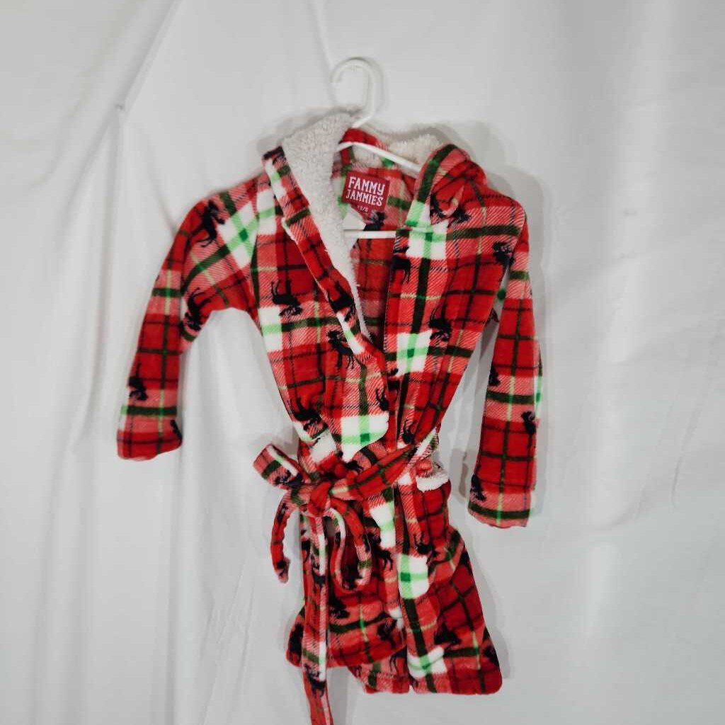 Fammy Jammies housecoat, Christmas theme, size 8-10