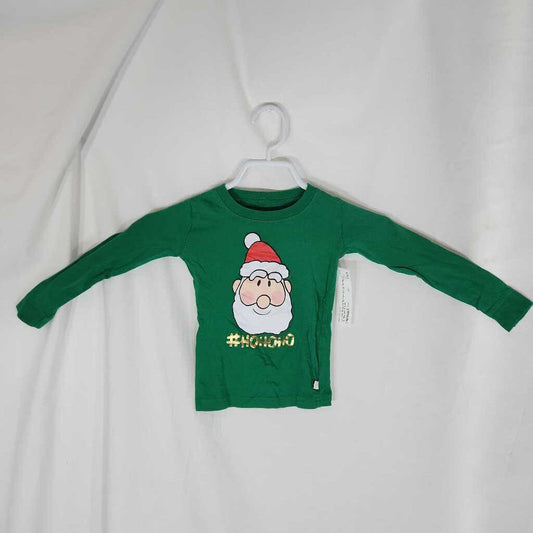 Le Petit Mouton long sleeved shirt, Christmas theme, size 4