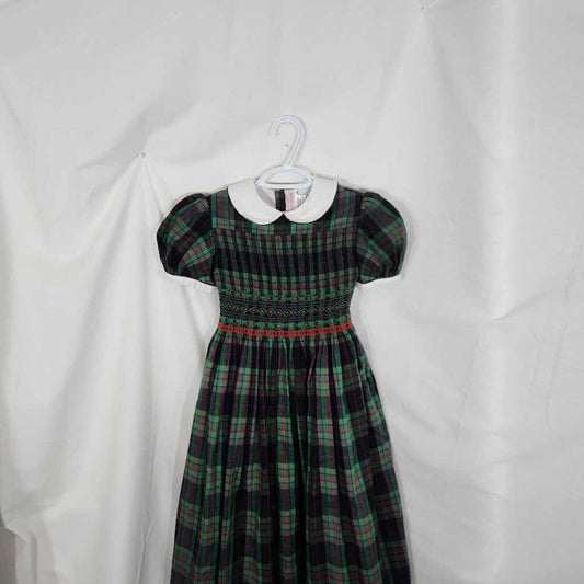 Emily Lacey Short Sleeve Plaid Dress size 8