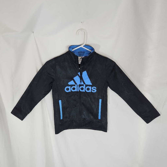 Adidas full zip sweatshirt, size 6