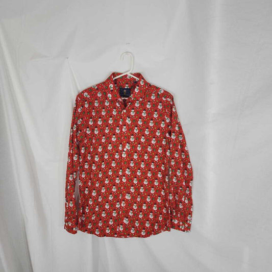 Simon Banks Christmas Shirt Size 18