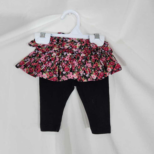 Gap leggings with skirt, size 0-3m