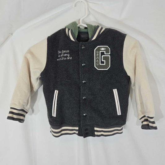 Gap x Star Wars Hooded Varsity Jacket size 4