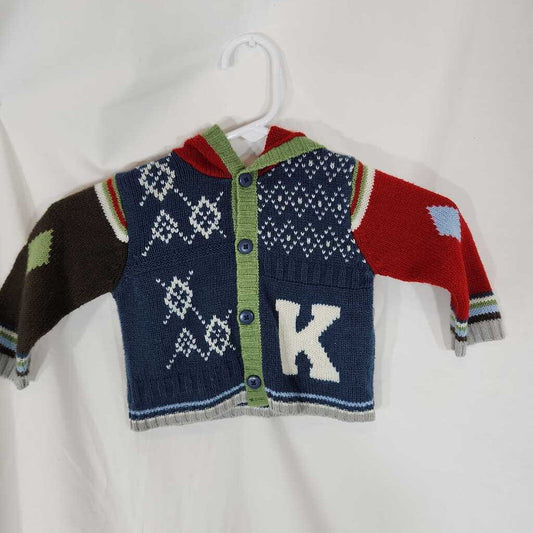 Baby Krickets Knit Cardigan Sweater size 9m