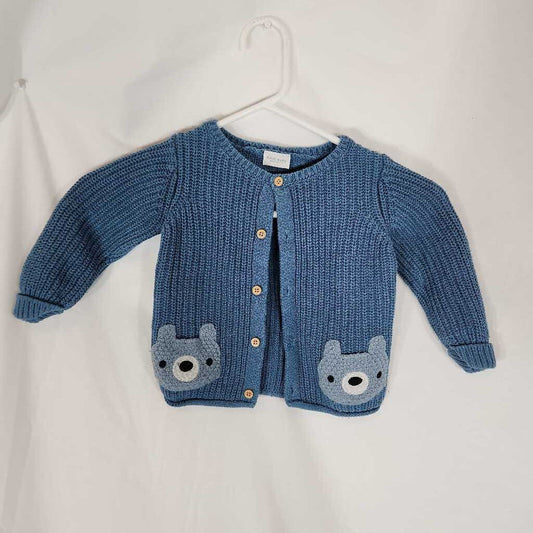 Next Knit Animal Cardigan size 12-18m