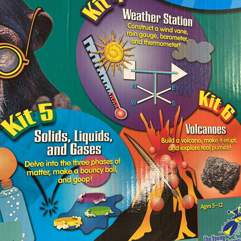 Young Scientist Series Set 2: Weather, Solid Liquids, and Gases and Volcanoes