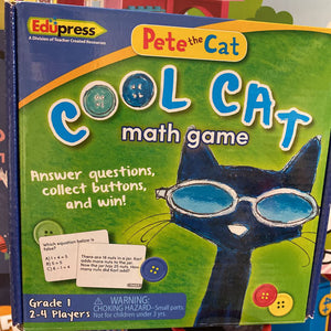 Edupress Pete the Cat Cool Cat Math Game, Grade 1