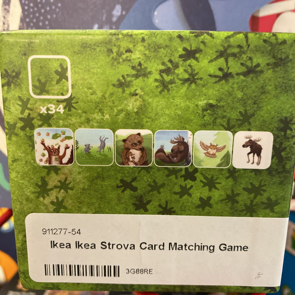Ikea Strova Card Matching Game