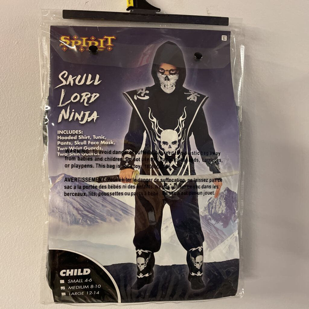 Spirit Halloween Skull Lord Ninja, size 8-10