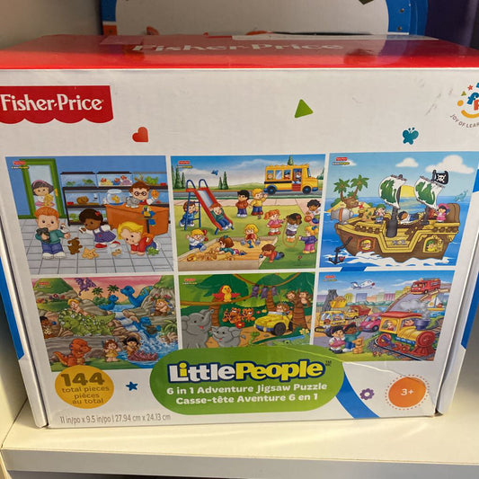 Fisher Price Little People 6-In-1 Jigsaw Box