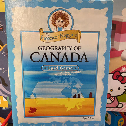 Professor Noggin's Geography of Canada Card Game