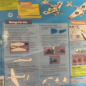 Mitik Mes Z'Avions Cardboard Plane Kit