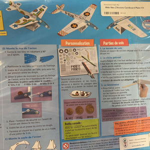 Mitik Mes Z'Avions Cardboard Plane Kit